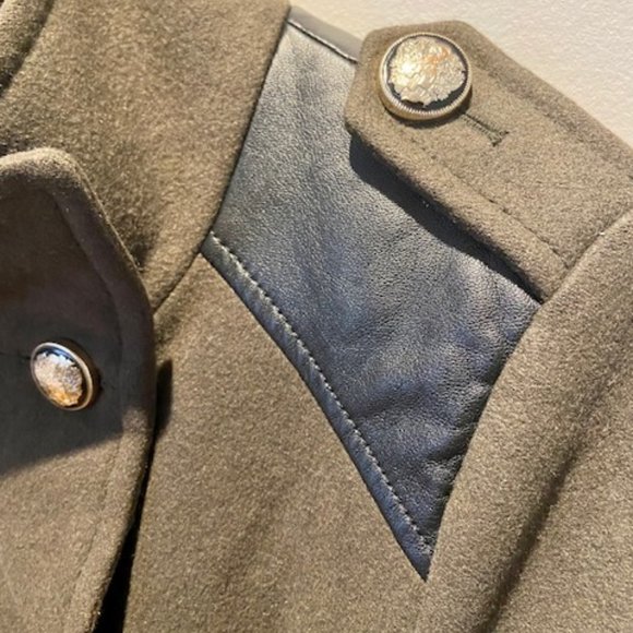 Vince Camuto Military Style Wool Jacket - Picture 2 of 5